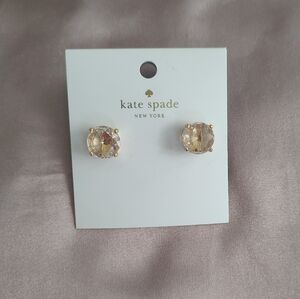 Kate Spade Clear Cause A Stir Earrings